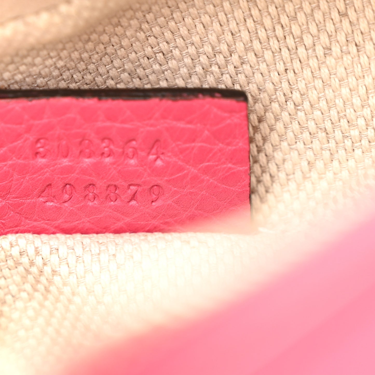 Pebbled Calfskin Small Soho Disco Bag Pink