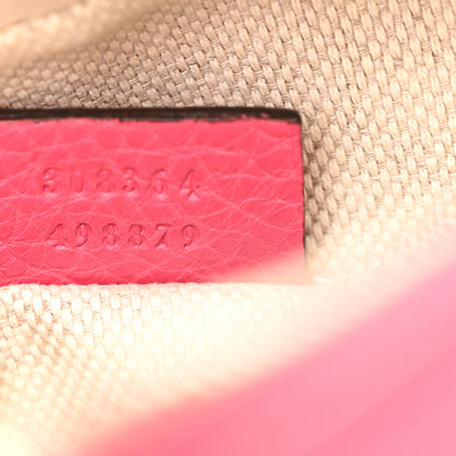 Gucci Pebbled Calfskin Small Soho Disco Bag Pink 7 of 10