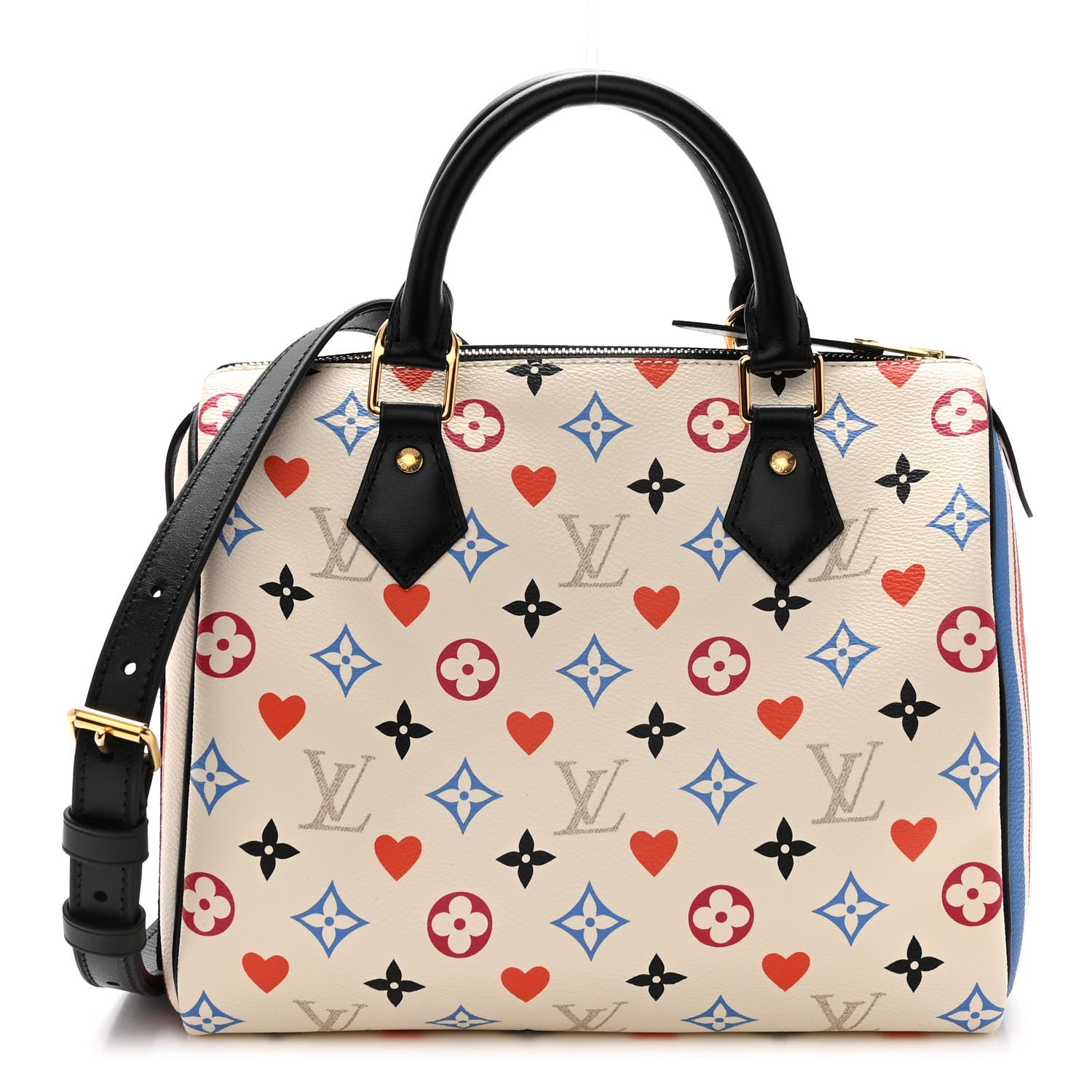 Louis Vuitton Game On Speedy Bandouliere 25 White 1 of 10