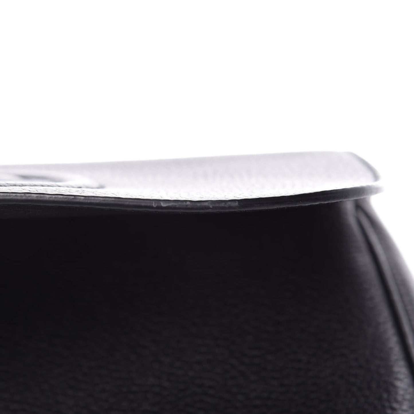 Pebbled Calfskin Medium Soho Flap Crossbody Black