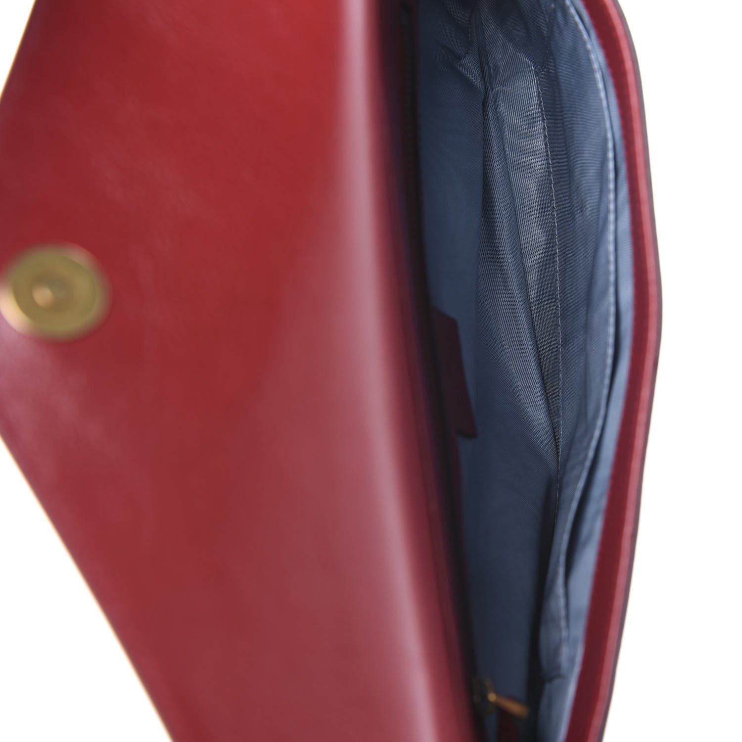 Gucci Calfskin Diagonal GG Medium Thiara Double Envelope Shoulder Bag Black Red 6 of 12