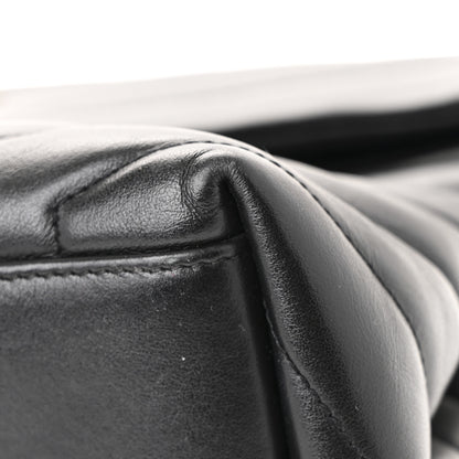 Saint Laurent Calfskin Y Quilted Monogram Medium Loulou Chain Satchel Black 21 of 25