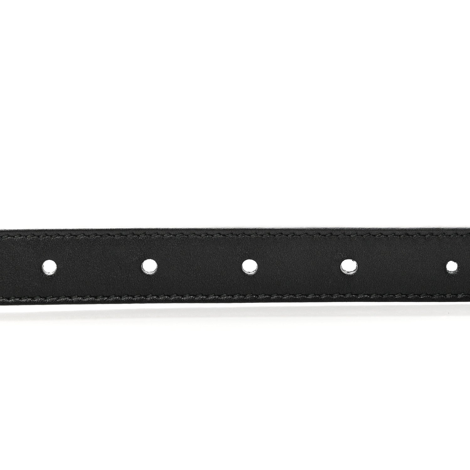 Gucci Calfskin Double G 20mm Belt 80 32 Black 5 of 6