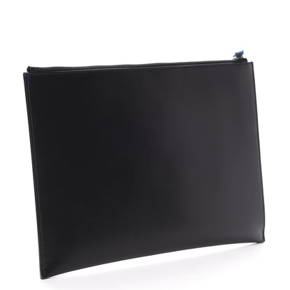Saint Laurent Calfskin Monogram iPad Case Black 3 of 8