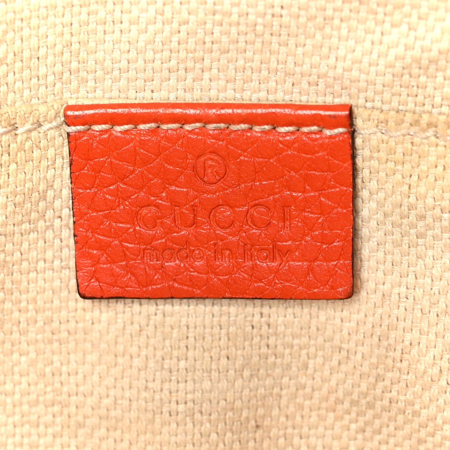 Gucci Pebbled Calfskin Small Soho Disco Bag Sun Orange 6 of 15