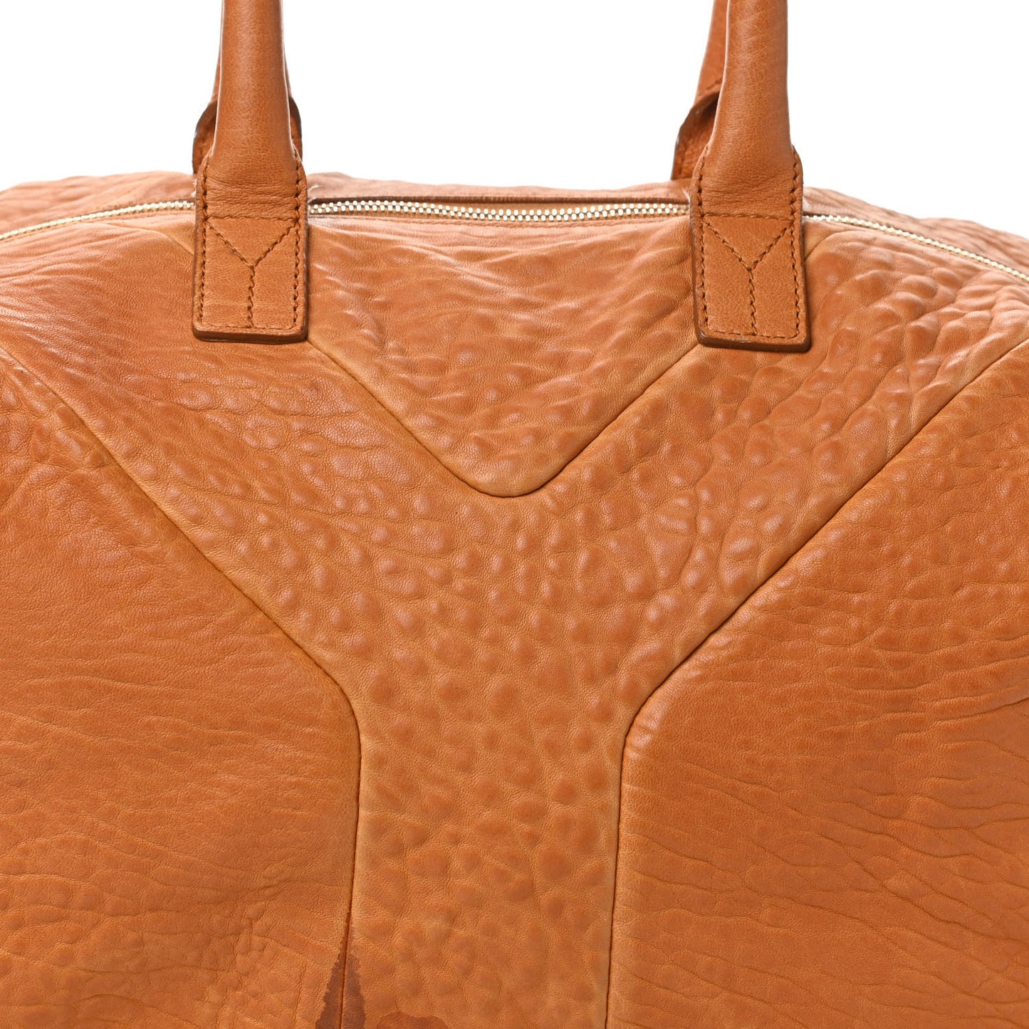 Pebbled Lambskin Medium Easy Sac Tan