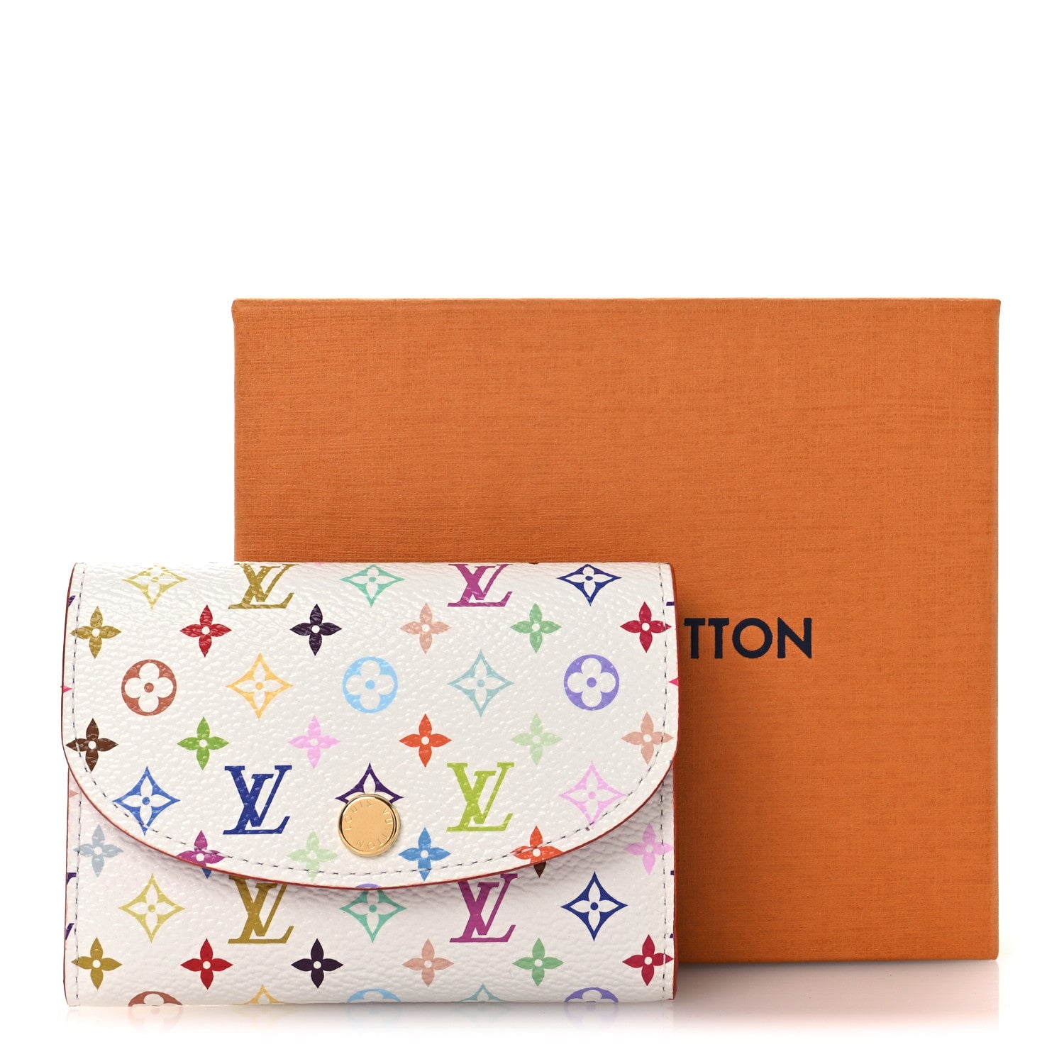 Louis Vuitton LV X TM Monogram Multicolor Rosalie Coin Purse White Kawaii Pink 7 of 7