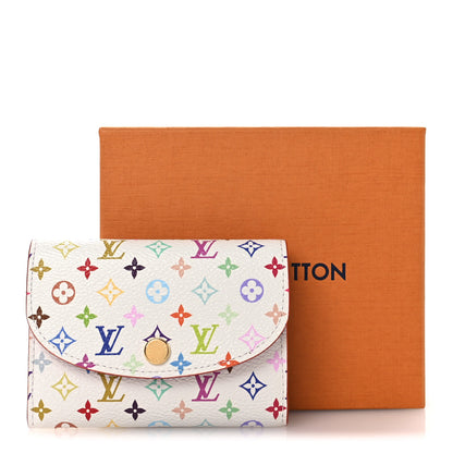 Louis Vuitton LV X TM Monogram Multicolor Rosalie Coin Purse White Kawaii Pink 7 of 7