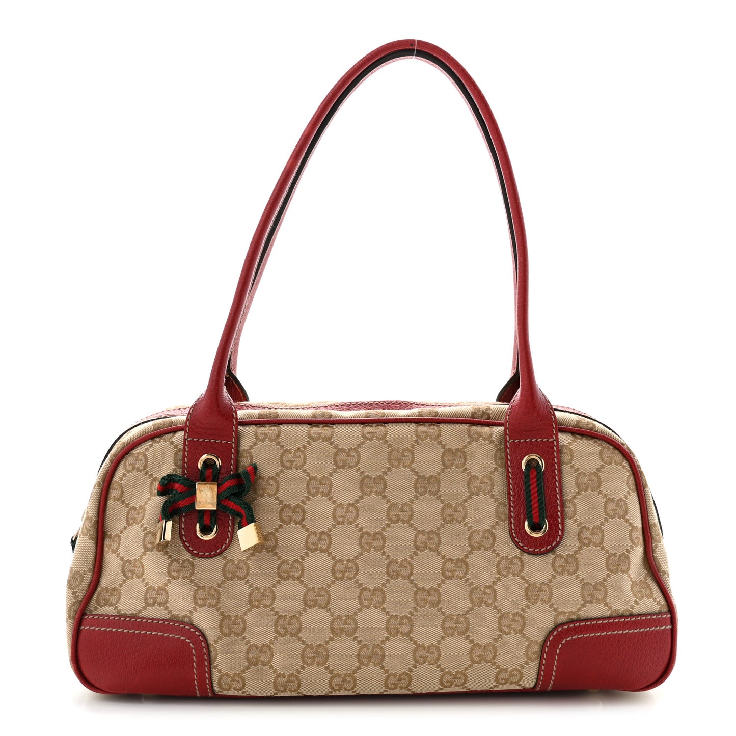 Monogram Small Princy Satchel Red
