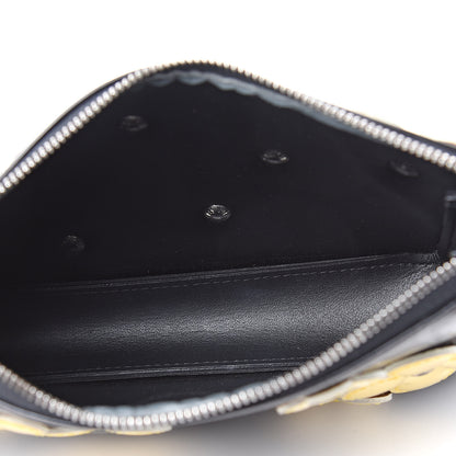 Louis Vuitton Vernis Lexington Fleurs Pochette Black 5 of 13
