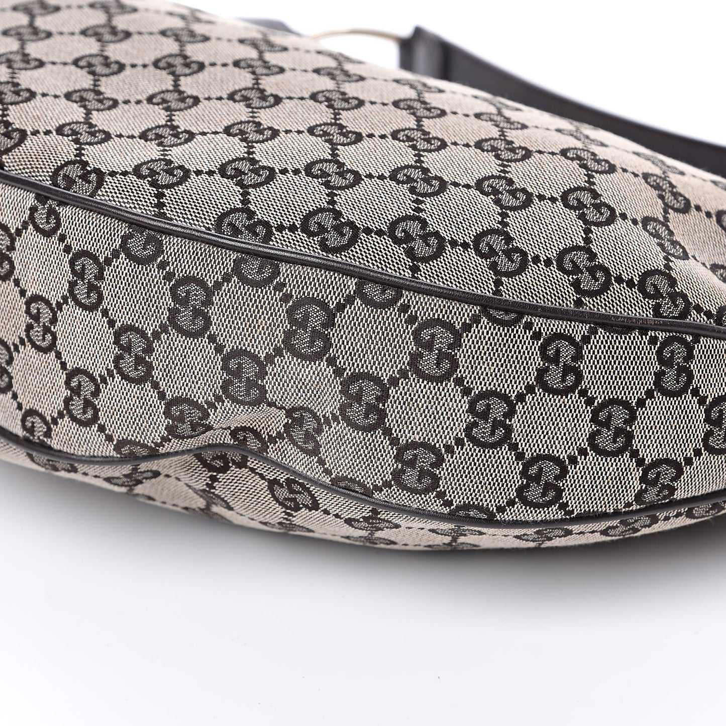 Monogram Half Moon Hobo Dark Brown