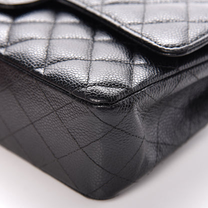 Chanel Caviar Quilted Medium Double Flap Black 9 of 14