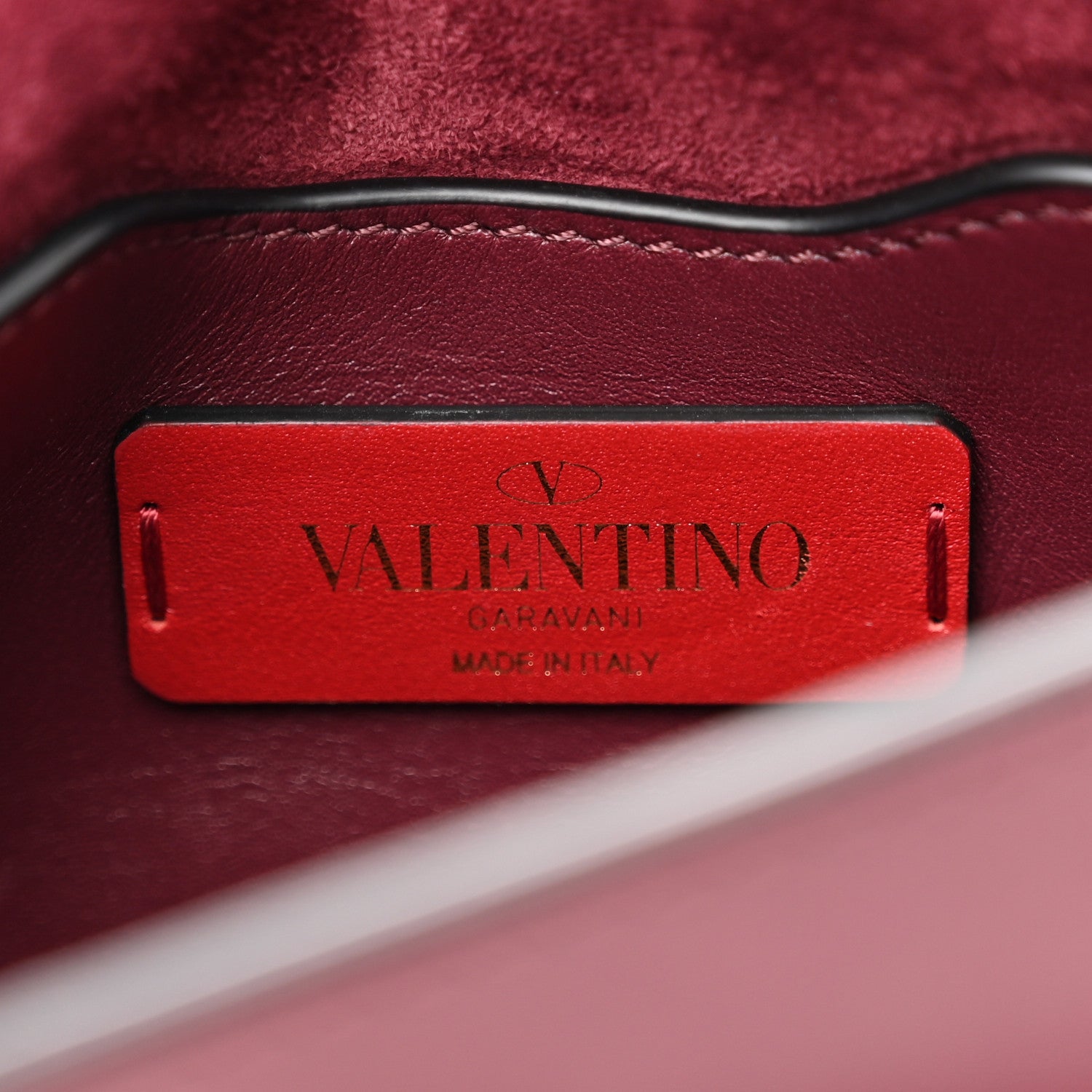 Valentino Garavani Vitello Small Rockstud Demilune Shoulder Bag Vinaccia 6 of 10