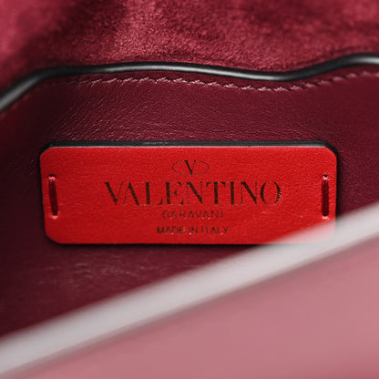 Valentino Garavani Vitello Small Rockstud Demilune Shoulder Bag Vinaccia 6 of 10