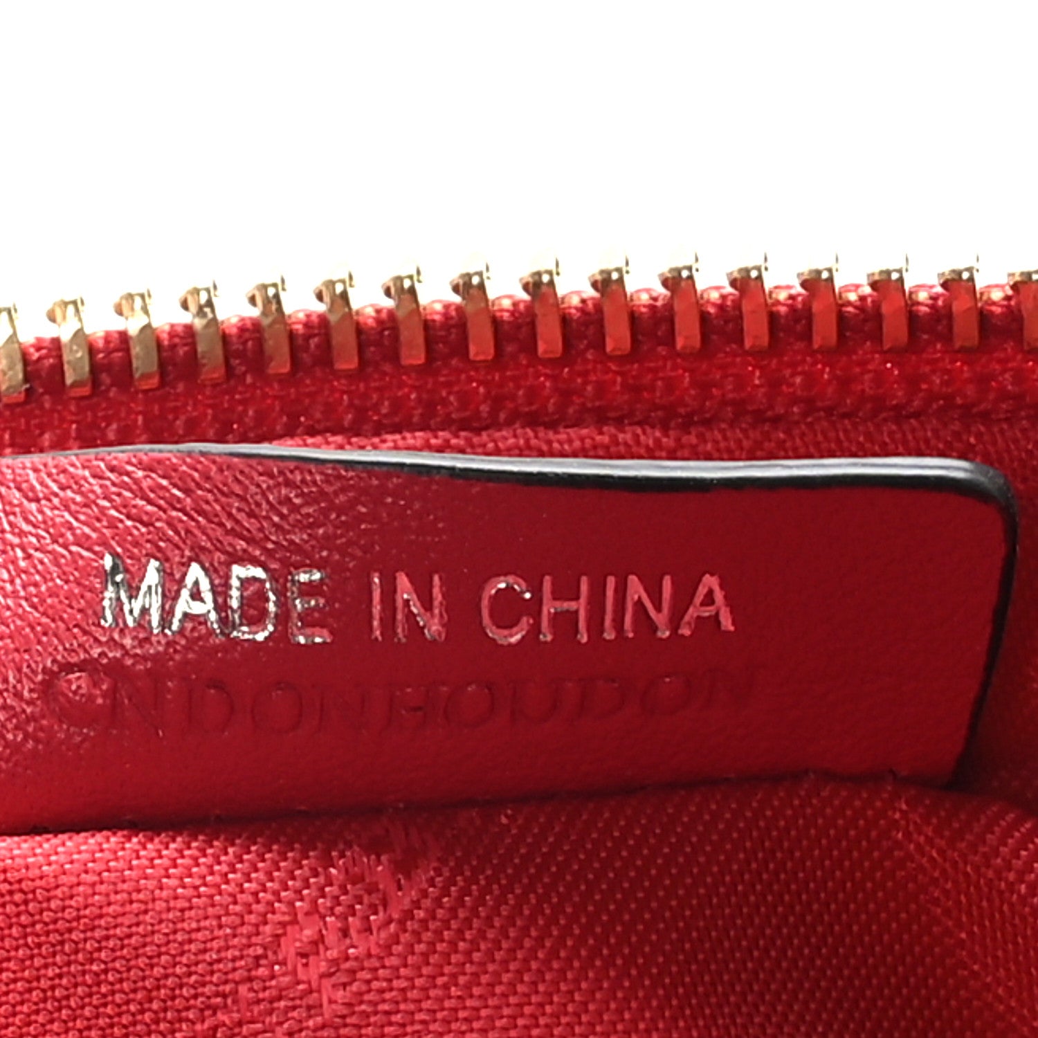 Burberry Haymarket Check Small Peyton Crossbody Clutch Bag Military Red 7 of 9