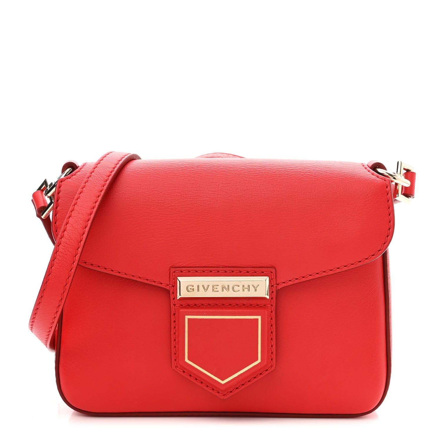 Givenchy Calfskin Mini Nobile Shoulder Bag Red 1 of 9