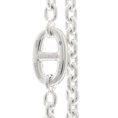 Hermes Sterling Silver Farandole Necklace 160 5 of 6