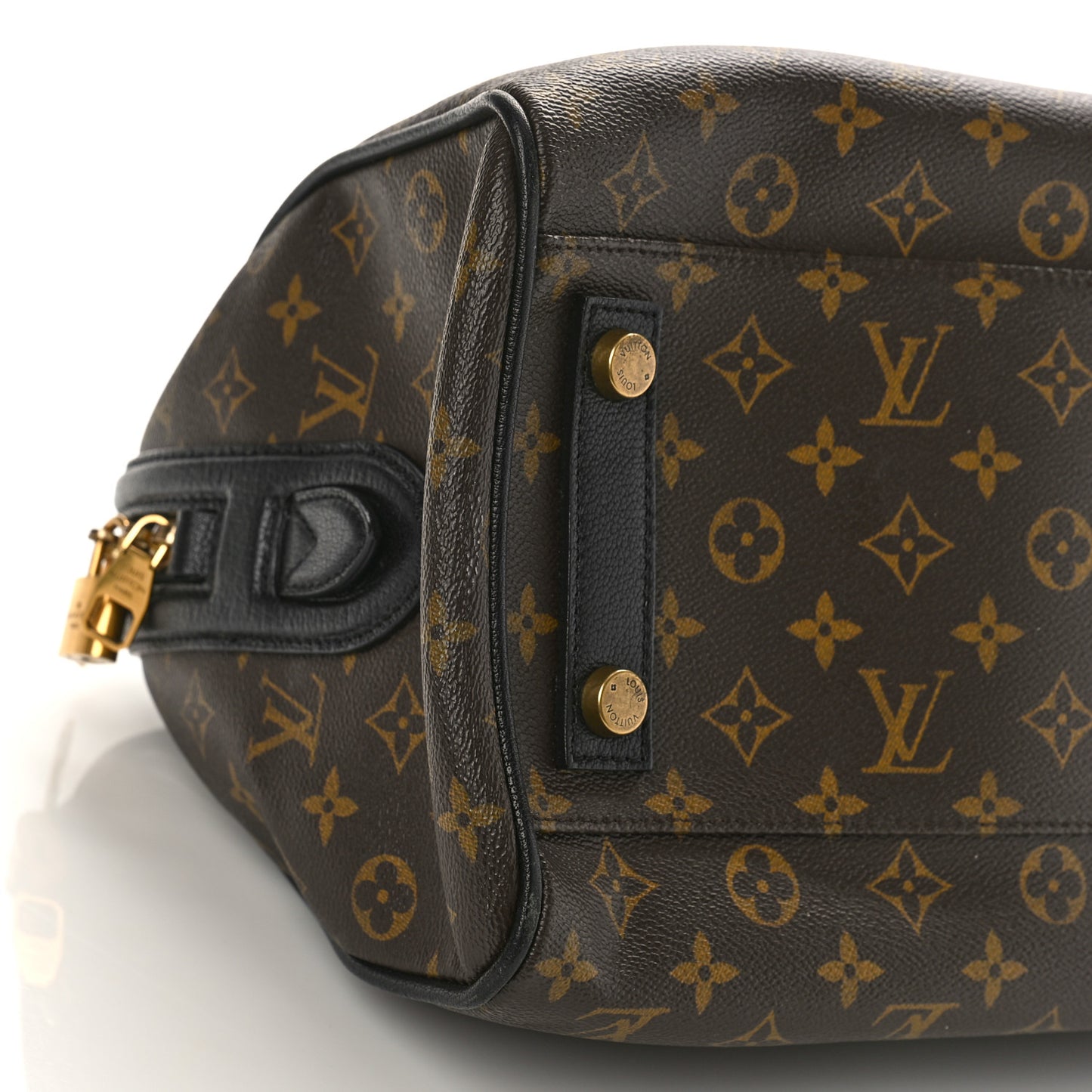 Monogram Golden Arrow Speedy Black