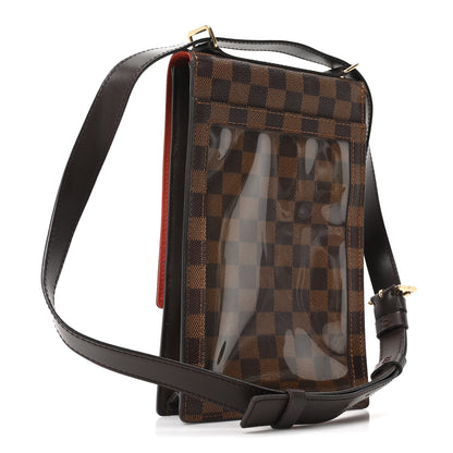 Louis Vuitton Damier Ebene Portobello Travel Shoulder Bag 3 of 9