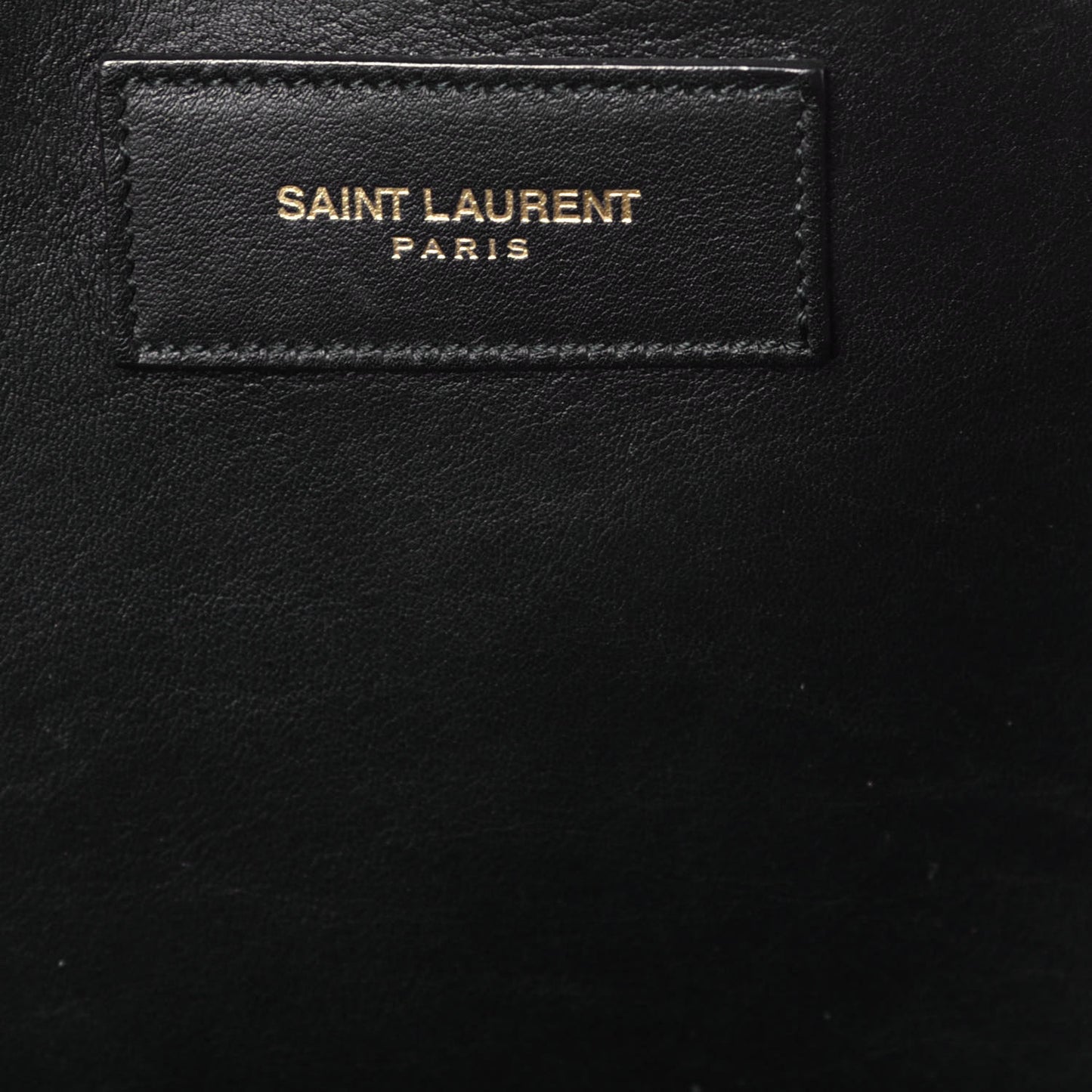 Calfskin Small Classic Y Cabas Black