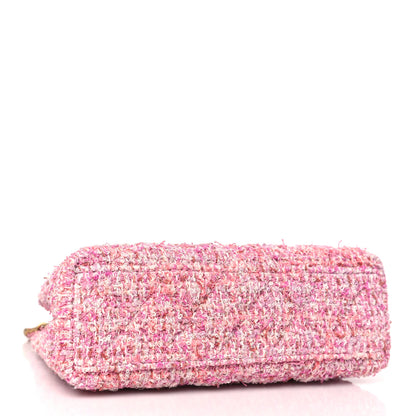 Chanel Tweed Quilted Nano Kelly Shopper Pink 4 of 11