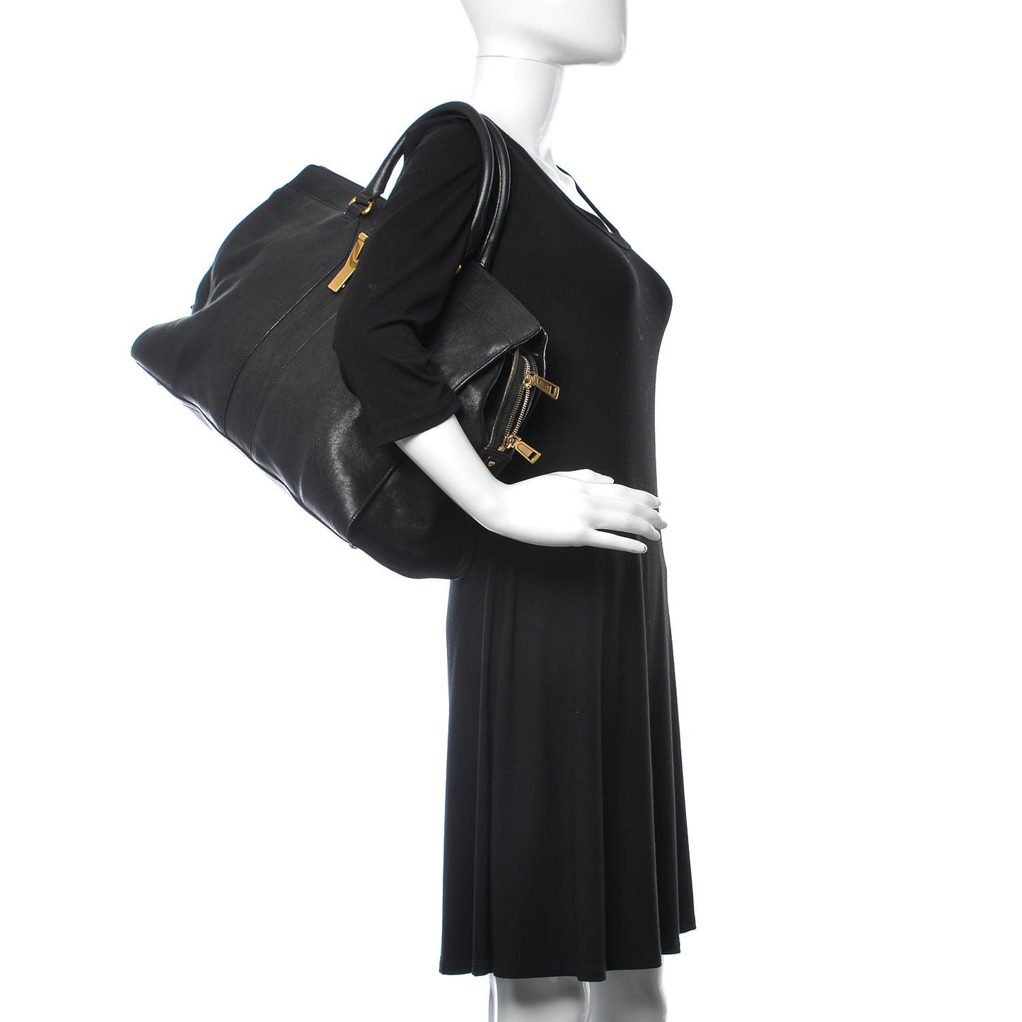 Sheepskin Large Cabas ChYc Black