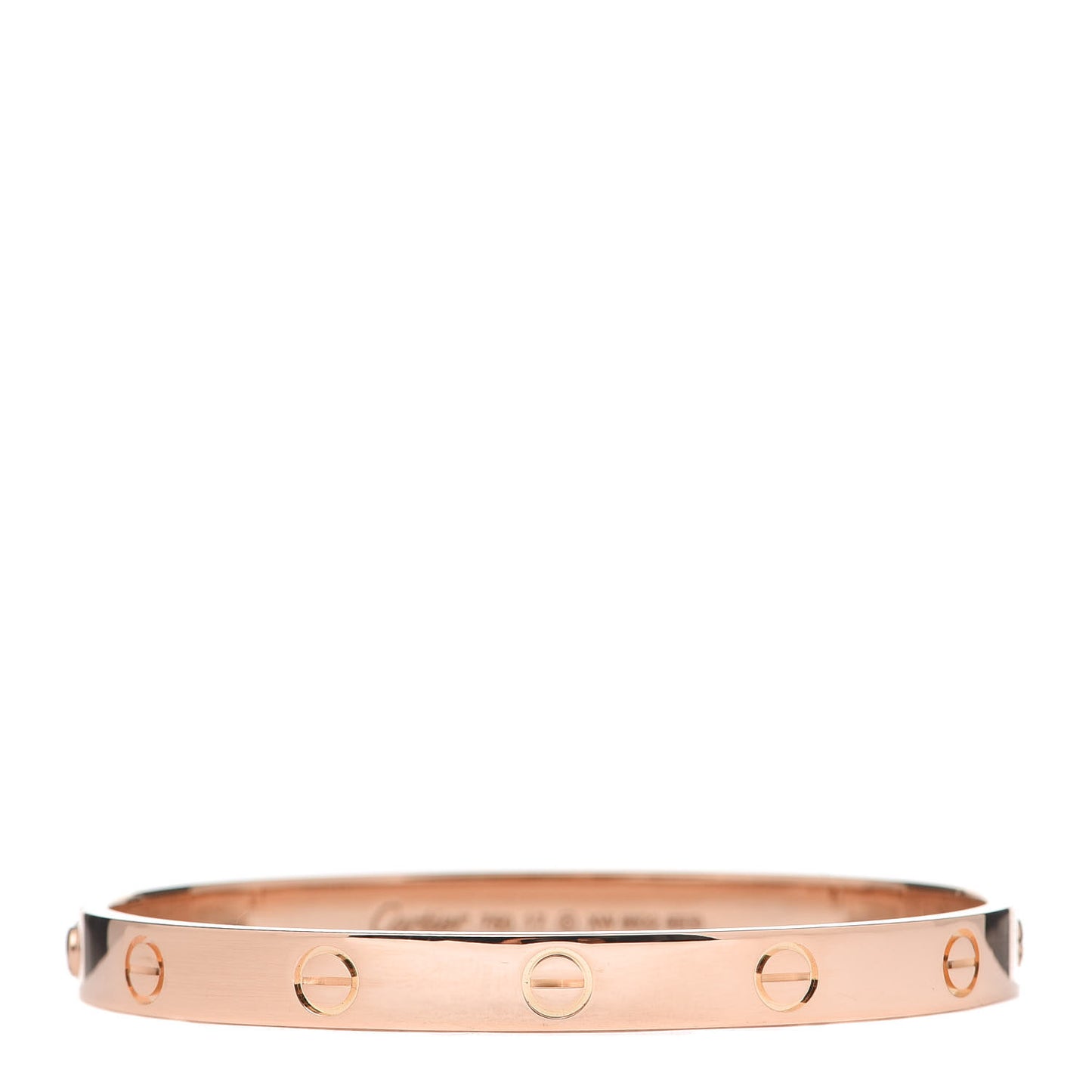 18K Pink Gold LOVE Bracelet 17