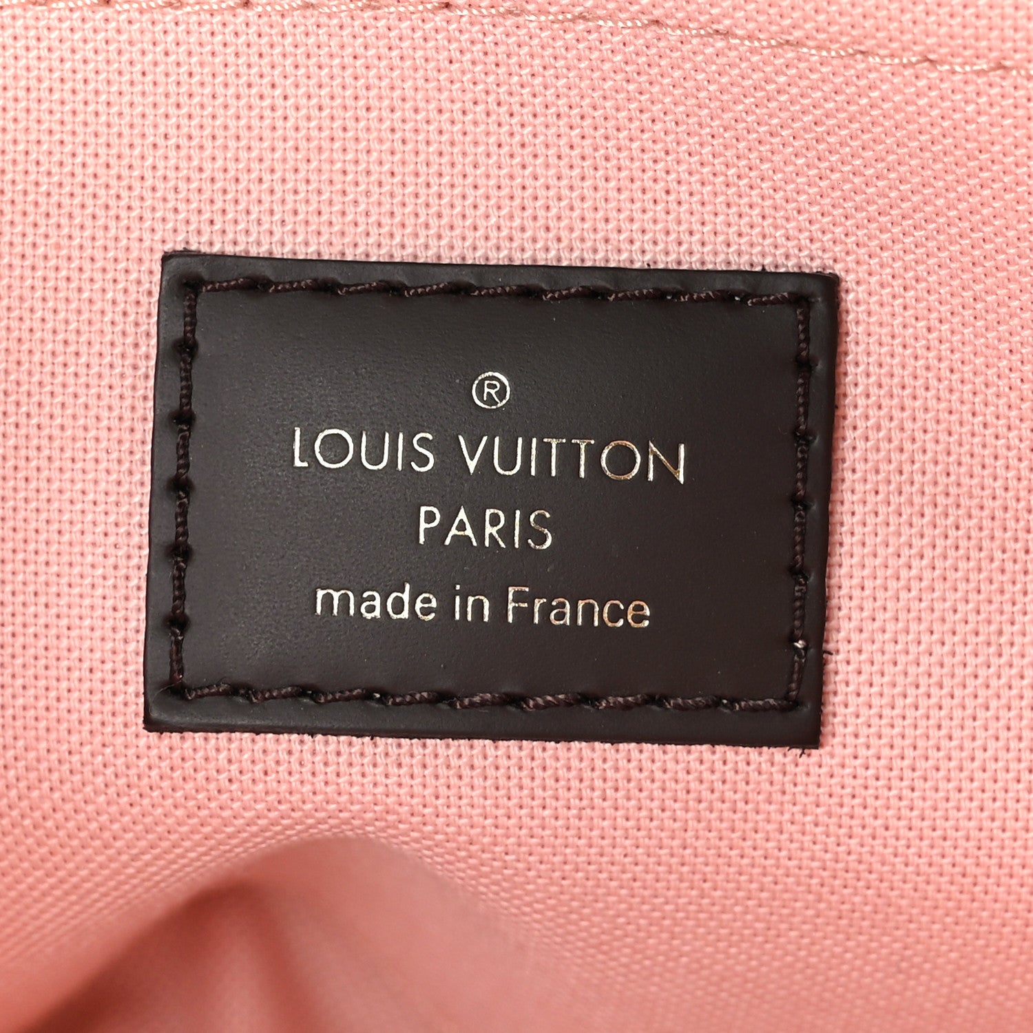 Louis Vuitton Damier Ebene Braided Croisette Cream Pink 6 of 8