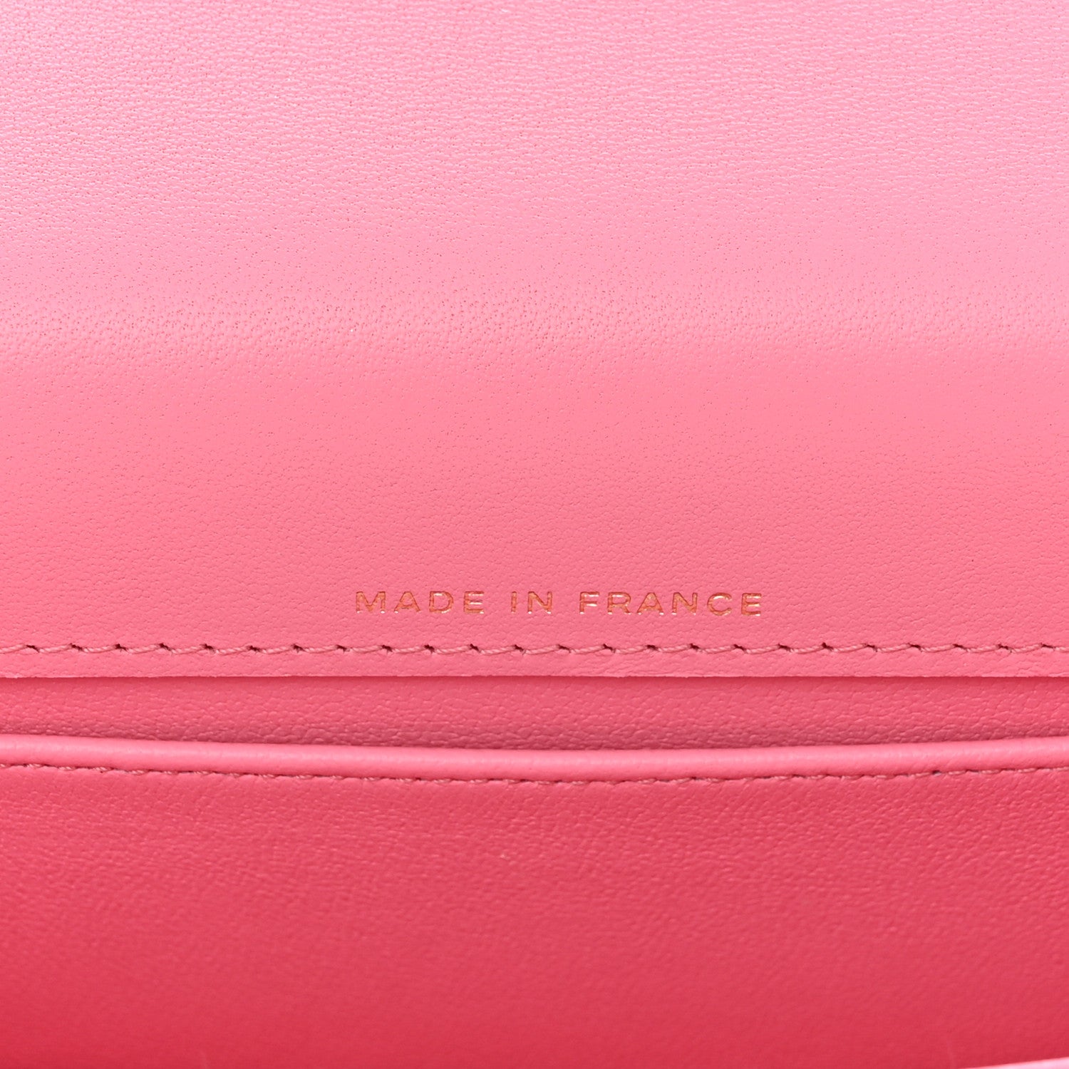 Chanel Lambskin Quilted Flap Phone Holder With Chain Pink 7 of 12