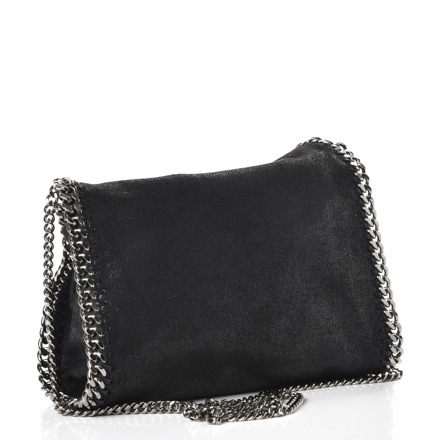 Stella McCartney Shaggy Deer Mini Falabella Tote Black 5 of 9