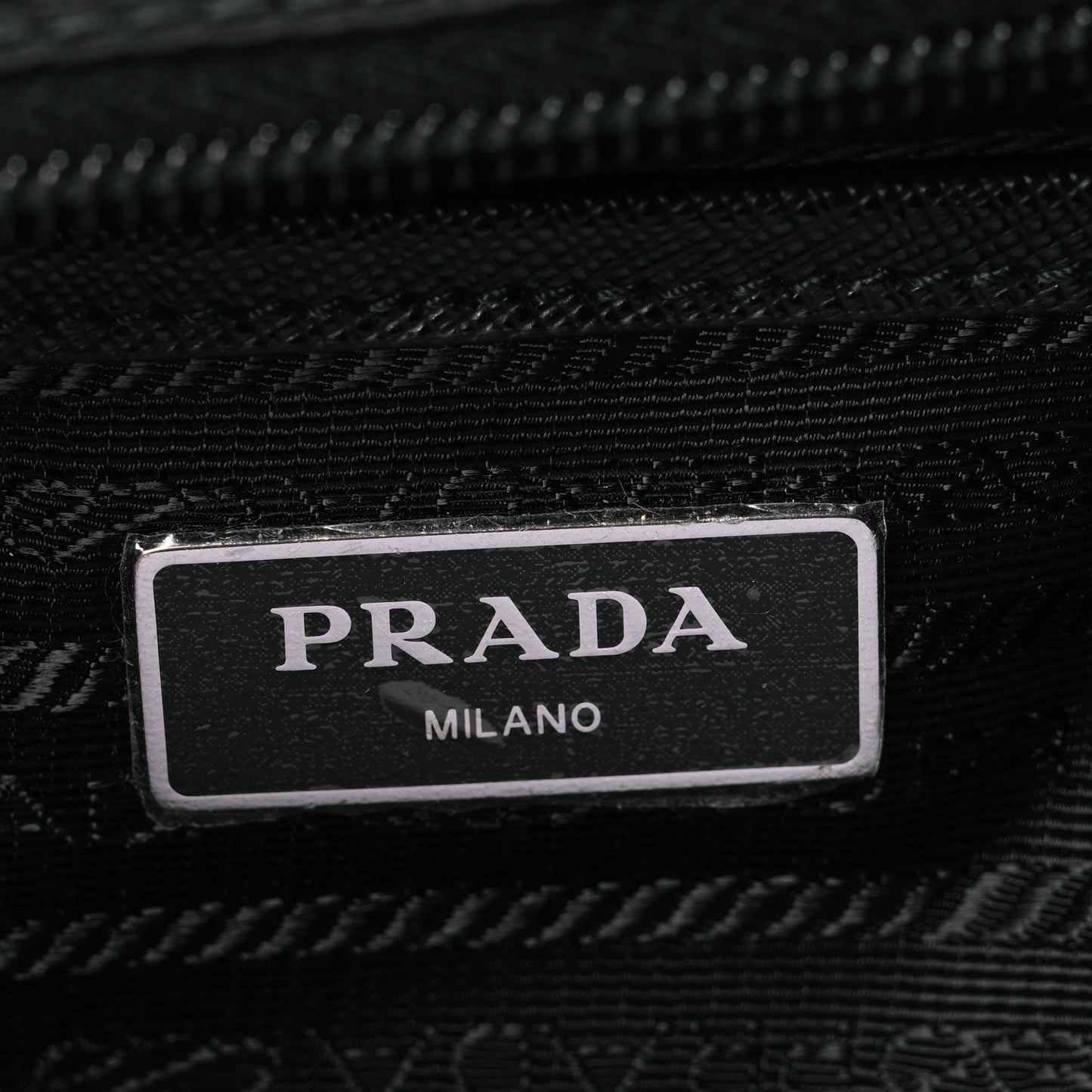 Re-Nylon Saffiano Medium Backpack Black