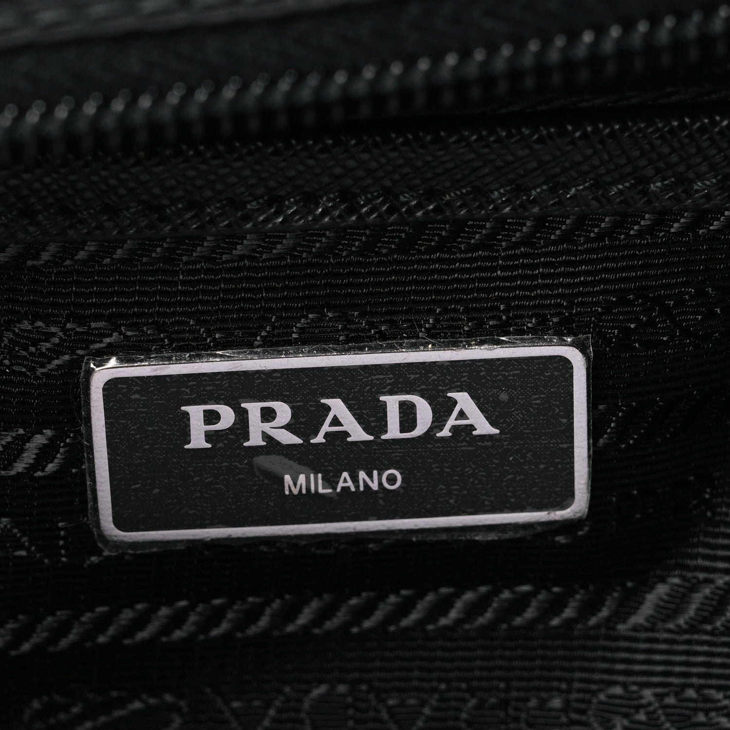 Prada Re-Nylon Saffiano Medium Backpack Black 7 of 10