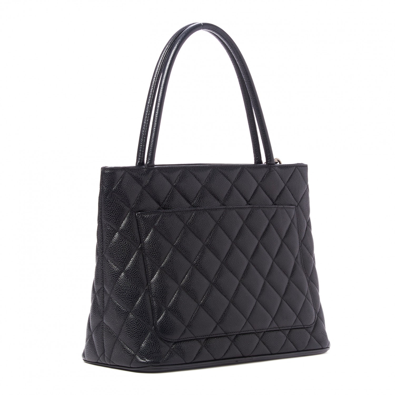 Chanel Caviar Quilted Medallion Tote Black 3 of 10