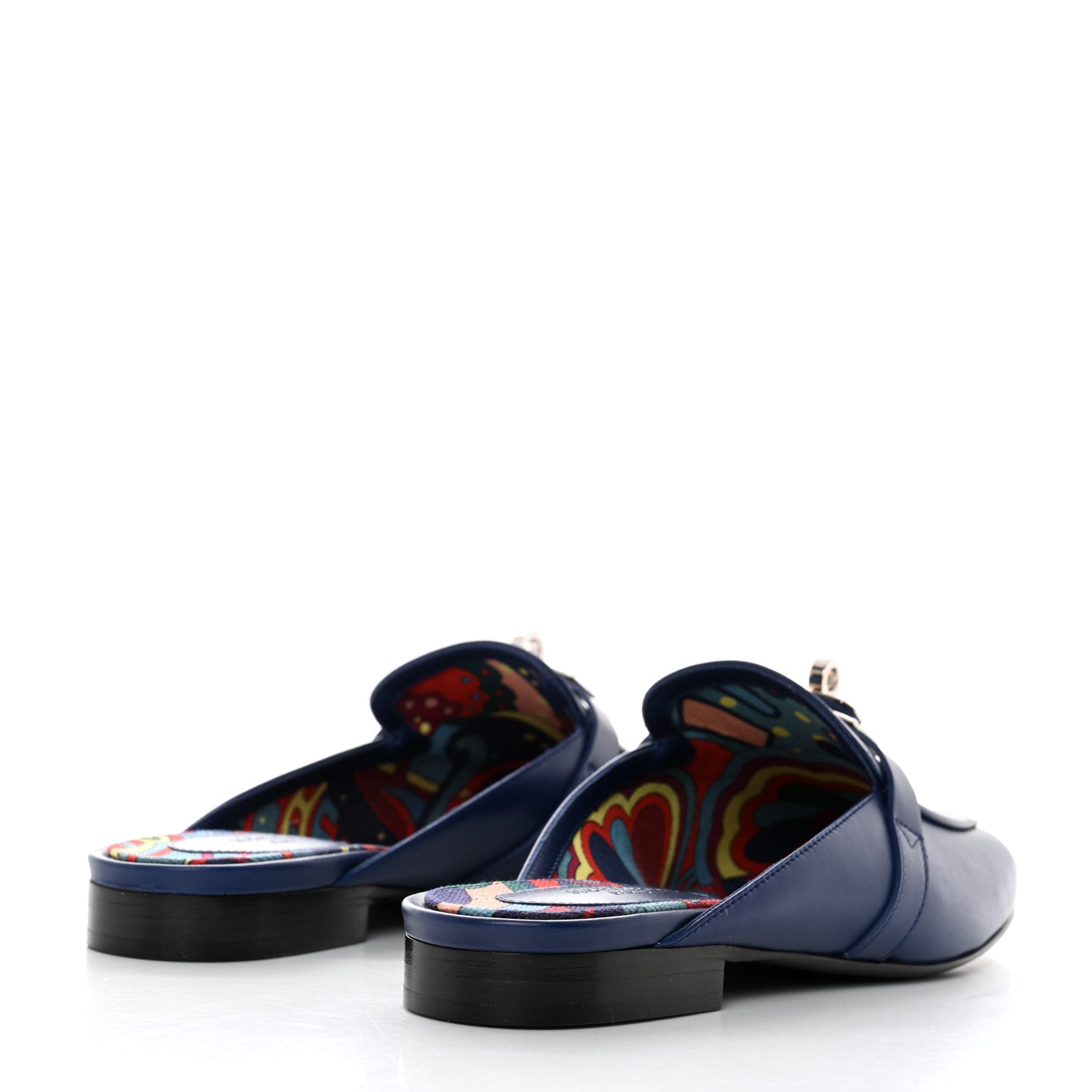 Hermes Calfskin Oz Mules 36 Bleu Maritime 4 of 8