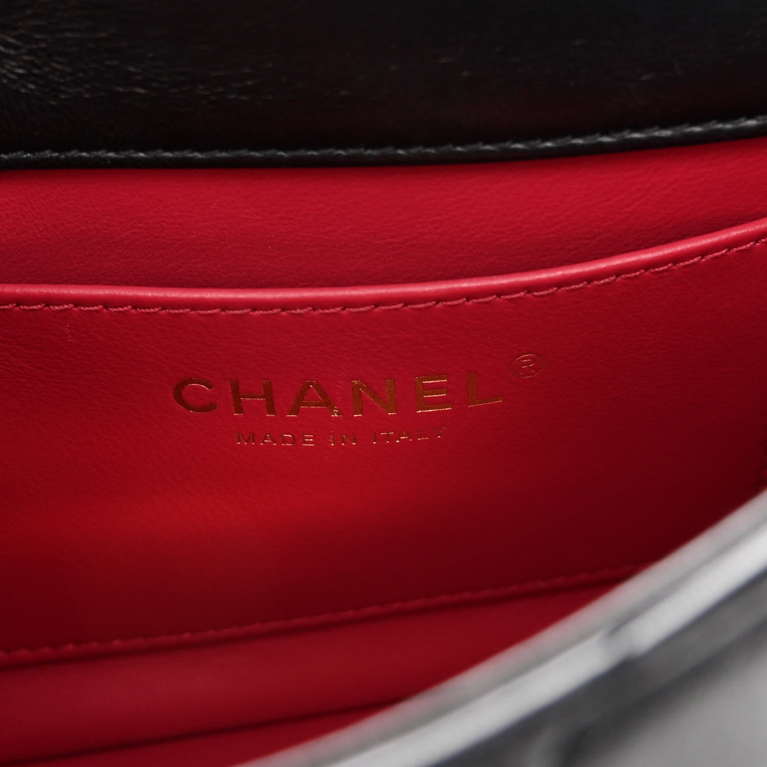 Chanel Lambskin Enamel Quilted Mini Pending CC Square Flap Black 5 of 9