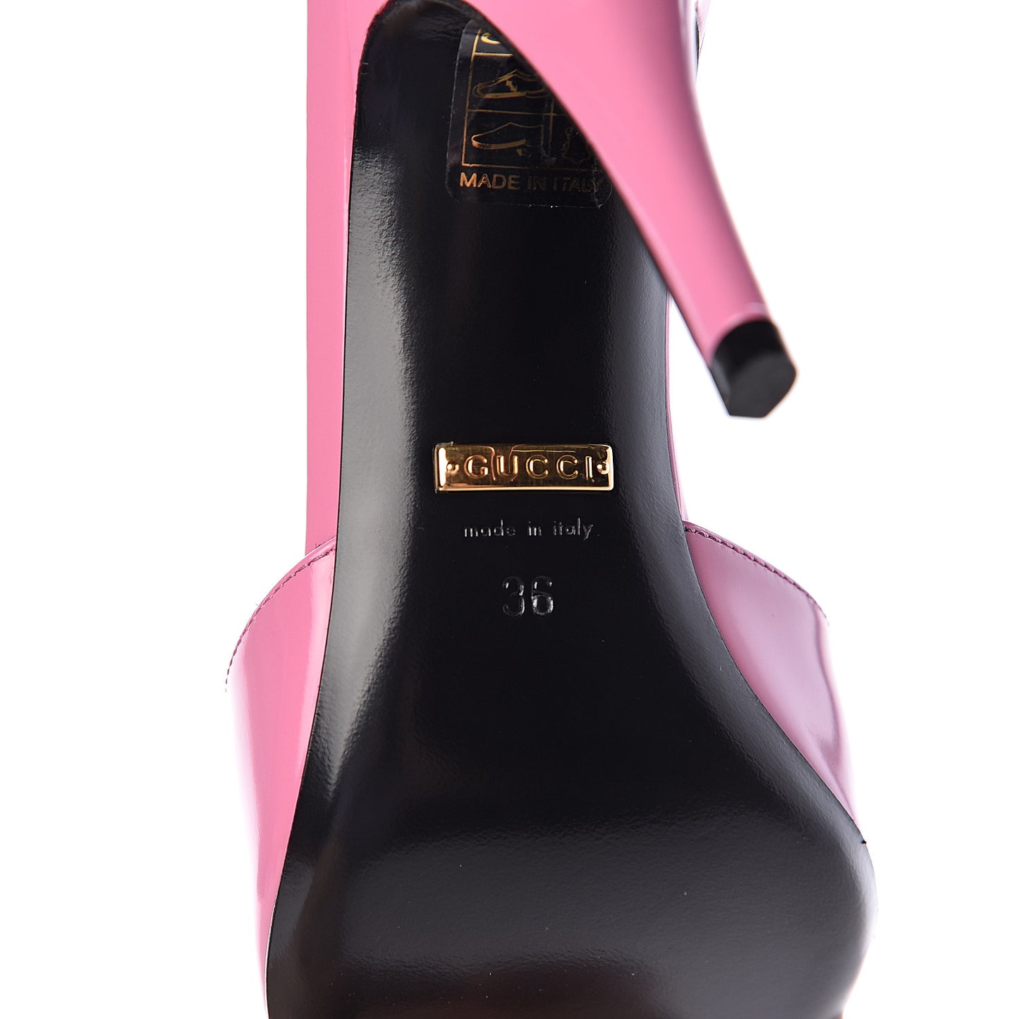 Calfskin High-Heel Slide 36 Bubblegum Pink