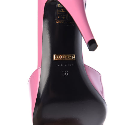 Gucci Calfskin High-Heel Slide 36 Bubblegum Pink 6 of 9