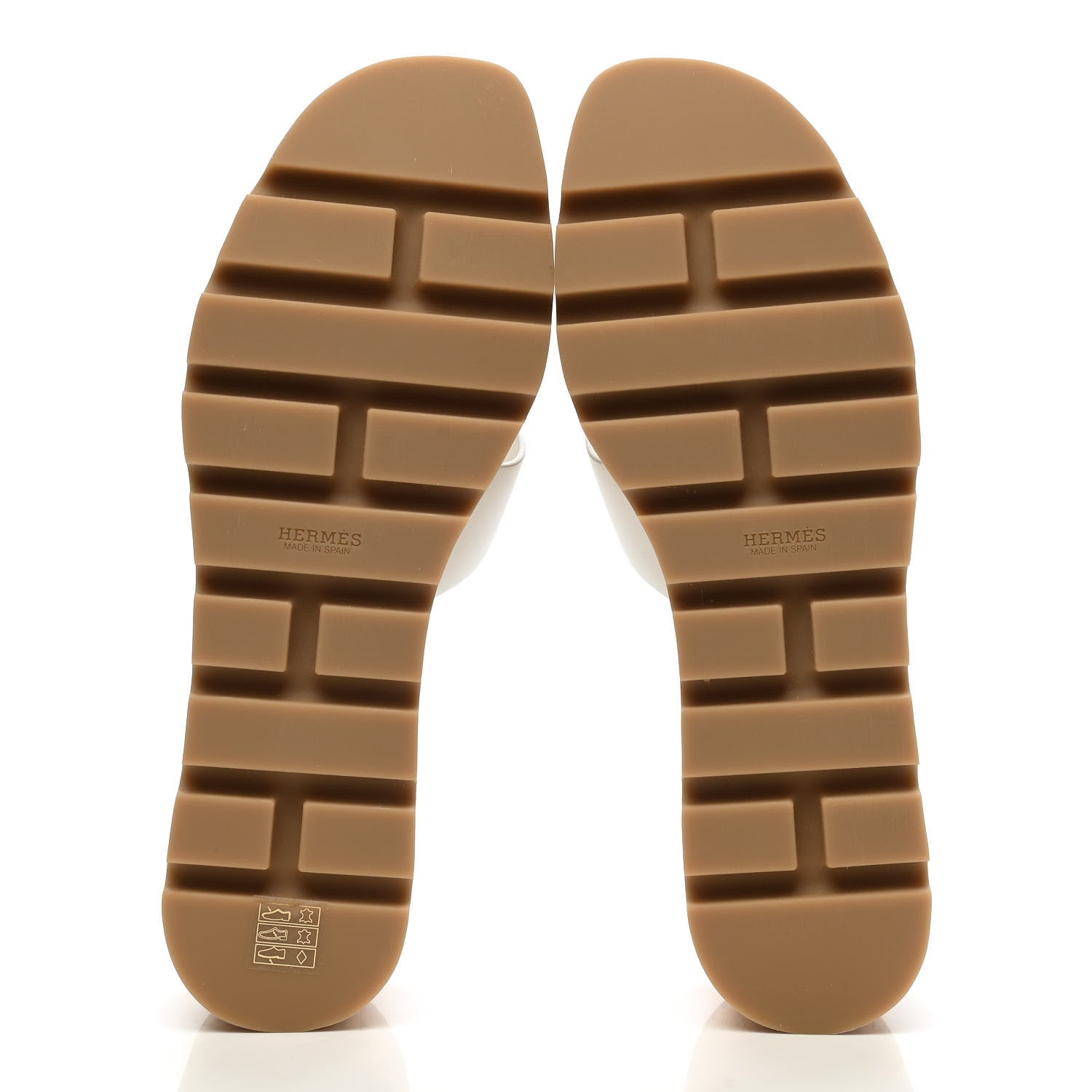 Hermes Calfskin Cork Eze 30 Sandals 40 White 5 of 9