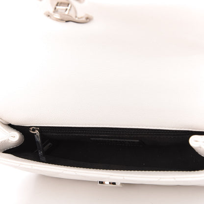 Chanel Caviar Quilted My Everything Small Flap White Black 5 of 11