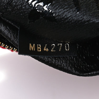 Louis Vuitton X UF Tufted Monogram Pochette Accessories Black Red 7 of 13