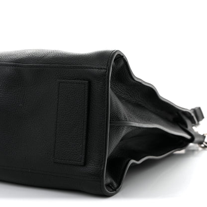 Saint Laurent Grained Calfskin Sac De Jour Souple North South Tote Black 10 of 12