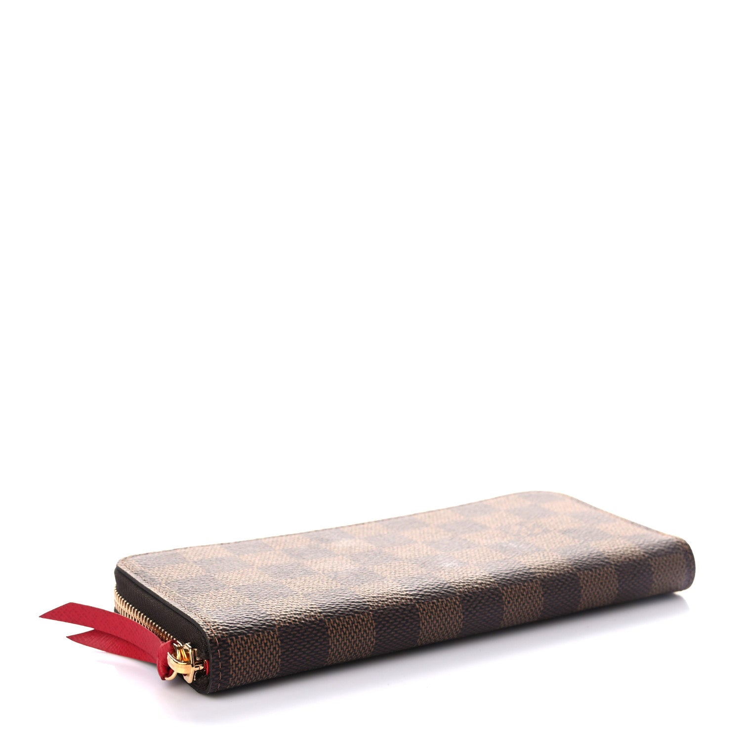 Louis Vuitton Damier Ebene Clemence Wallet Cherry 4 of 6
