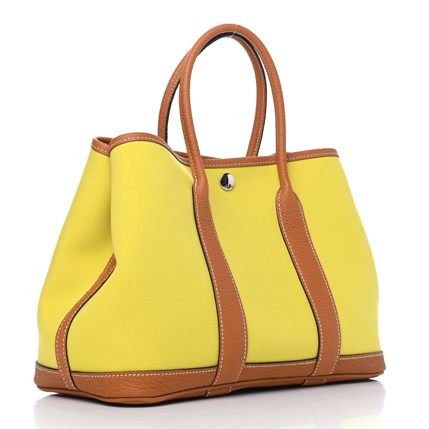 Hermes Toile Officier Negonda Garden Party 30 TPM Lime Toffee 2 of 4