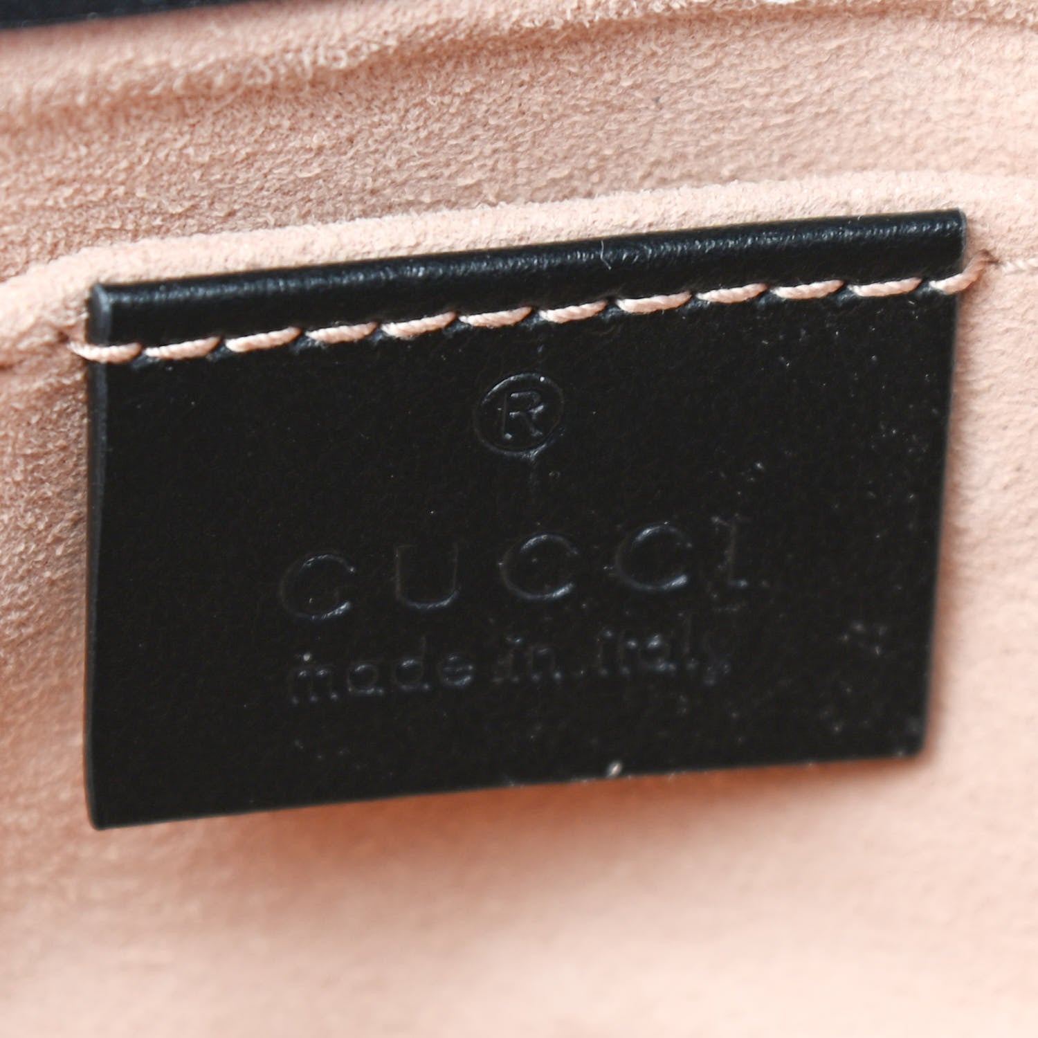 Gucci Calfskin Matelasse Mini GG Marmont Shoulder Bag Black 6 of 11
