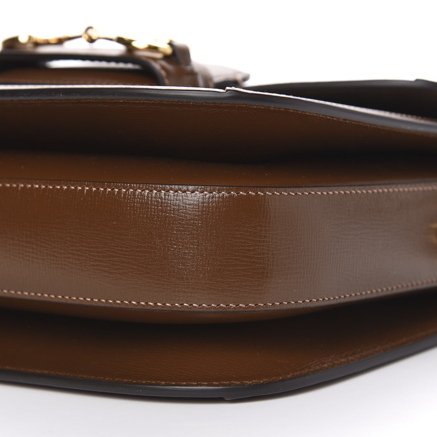 GG Supreme Monogram Horsebit 1955 Shoulder Bag Beige Brown Sugar