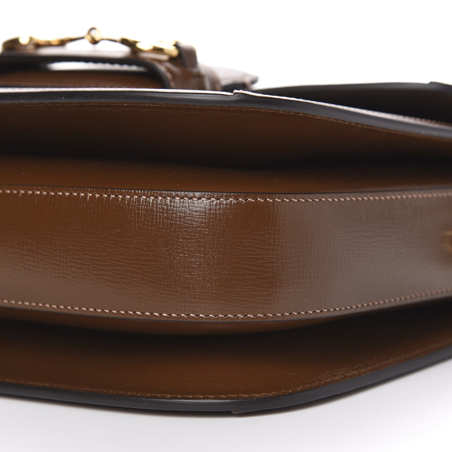 Gucci GG Supreme Monogram Horsebit 1955 Shoulder Bag Beige Brown Sugar 8 of 9