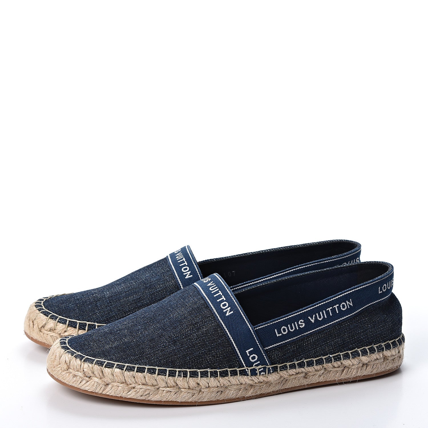 Louis Vuitton Denim Croisiere Espadrille 38 Marine 568756