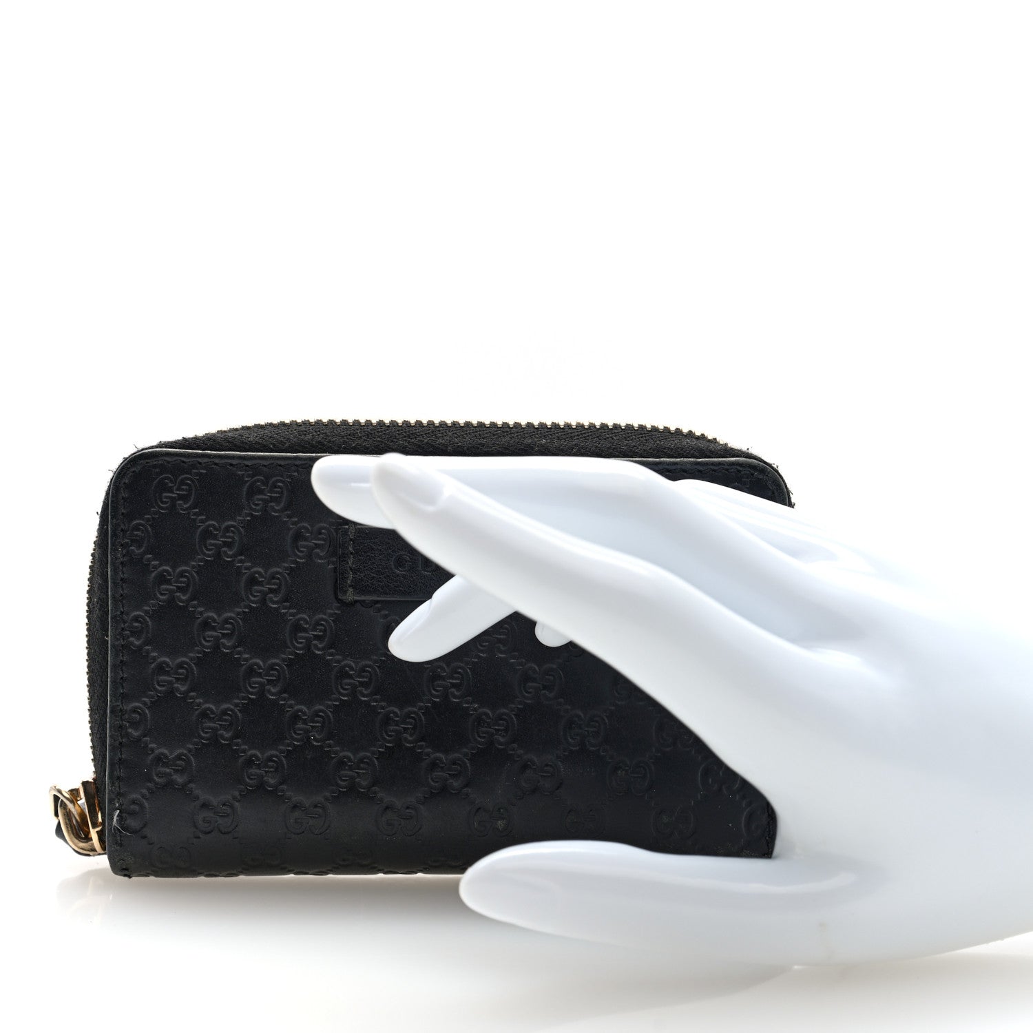 Gucci Microguccissima Zip Around Card Case Black 2 of 6