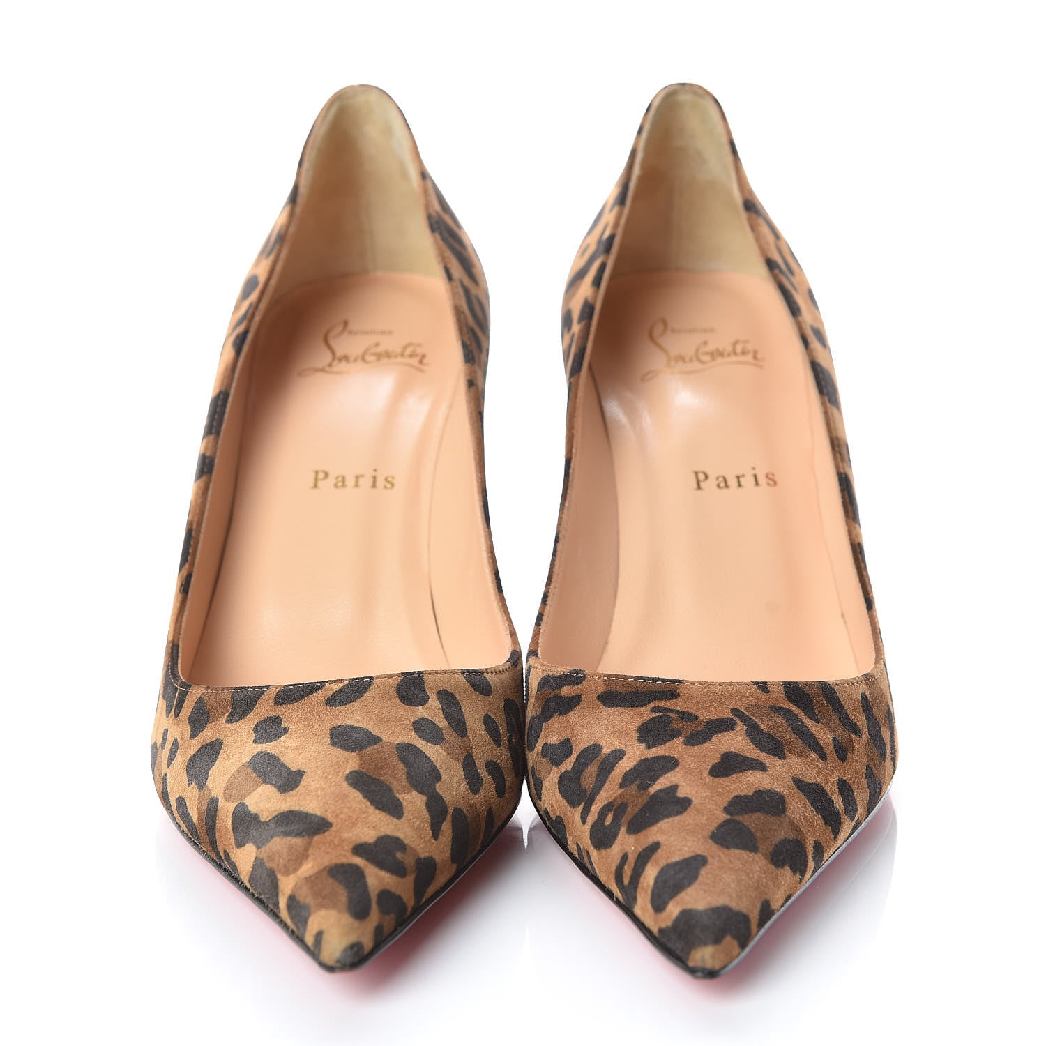Christian Louboutin Veau Velours Clare 80 Pumps 38 Caramel 2 of 8