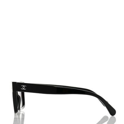 Chanel Acetate Polarized Square Sunglasses 5417 Black 3 of 10
